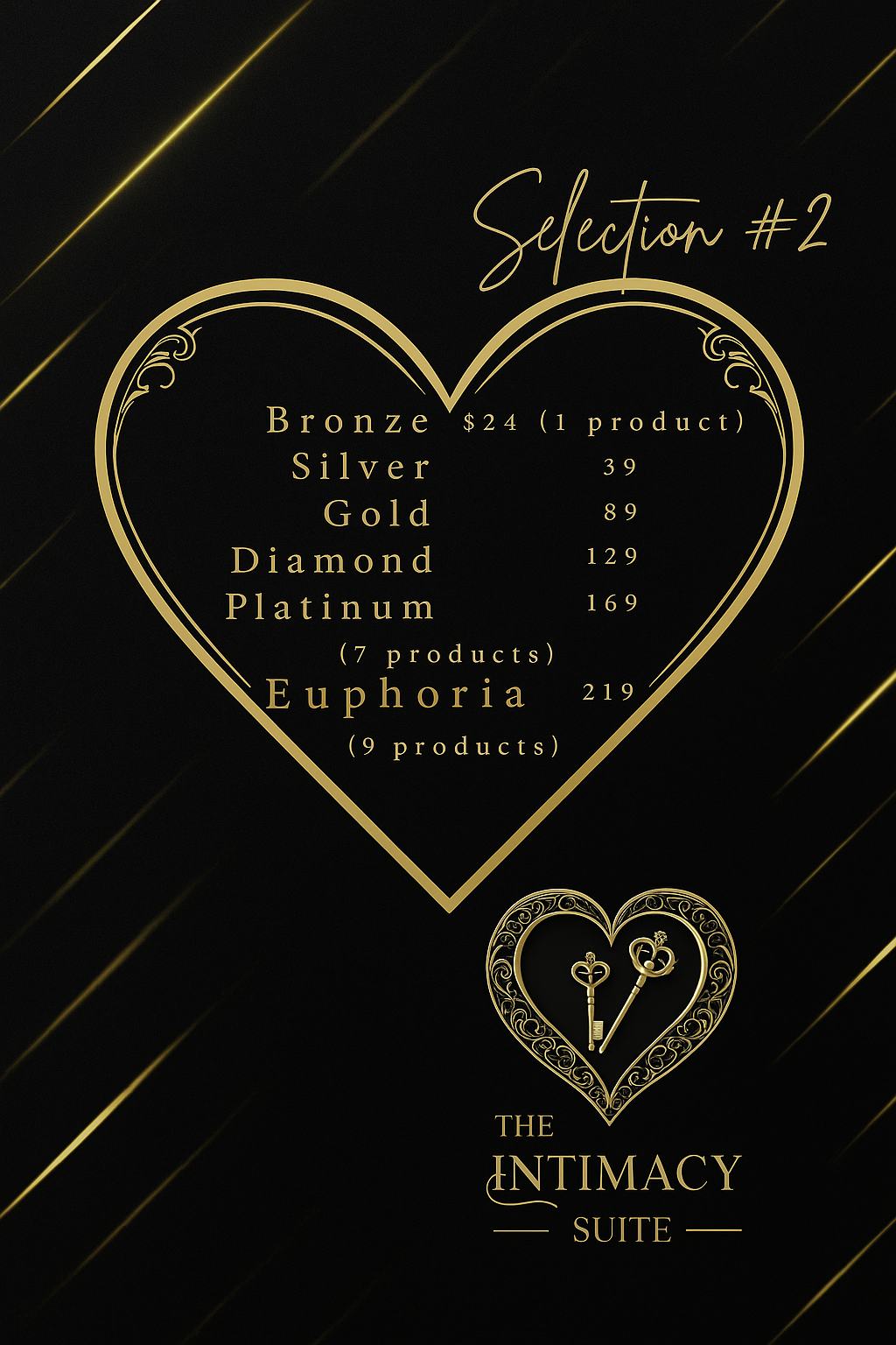 Product Tester Packages GOLD #1, #2 and #3