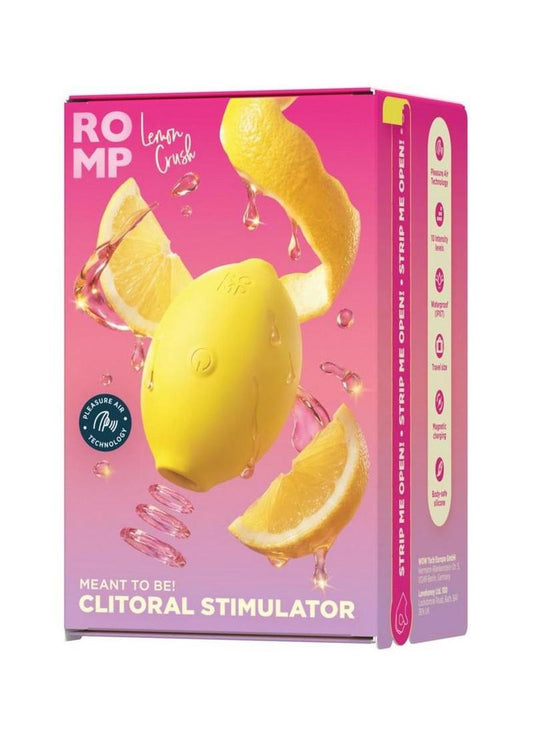 Lemon Crush Clitoral Stimulator with Pleasure Air - Yellow